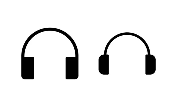 Διανυσματική Εικόνα Ακουστικών Headvector Σημάδι Και Σύμβολο — Διανυσματικό Αρχείο