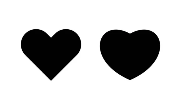 Vektor Der Liebe Herzzeichen Und Symbol Wie Ein Symbolvektor — Stockvektor