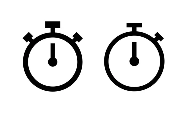 Icono Cronómetro Vector Signo Temporizador Símbolo Icono Cuenta Atrás Período — Archivo Imágenes Vectoriales