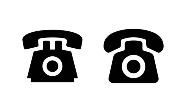 Вектор Значка Телефону Телефонний Знак Символ — стоковий вектор