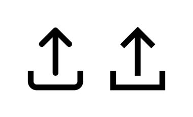 Simge vektörünü yükle. veri işareti ve sembolü yükle