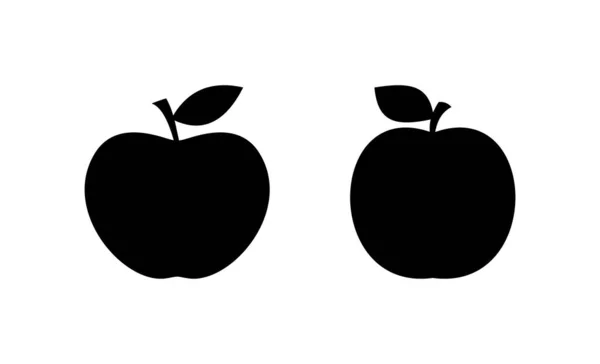 Icono Apple Vector Signo Apple Símbolos Para Diseño Web — Vector de stock