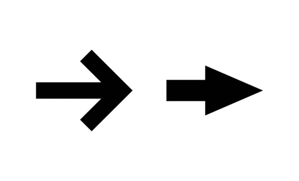 Icône Flèche Vecteur Signe Fléché Symbole Pour Conception Web — Image vectorielle