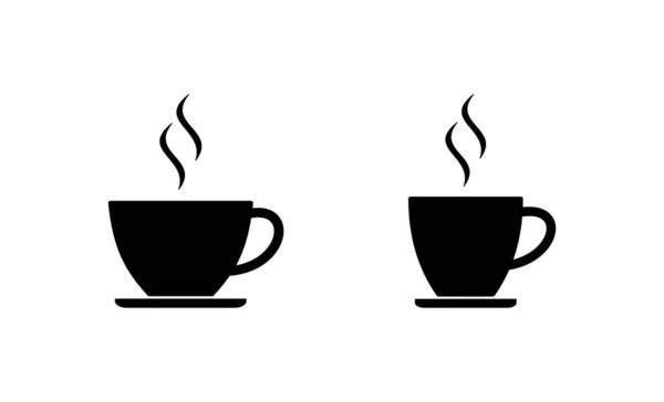 Koffiekopje Pictogram Vector Kopje Een Koffie Teken Symbool — Stockvector