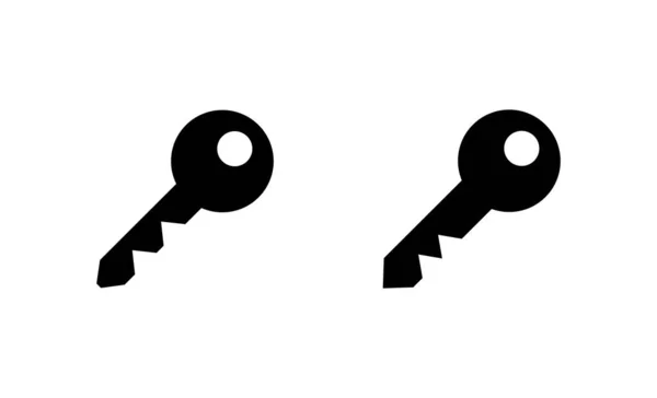 Vecteur Icône Clé Signe Symbole Clés — Image vectorielle