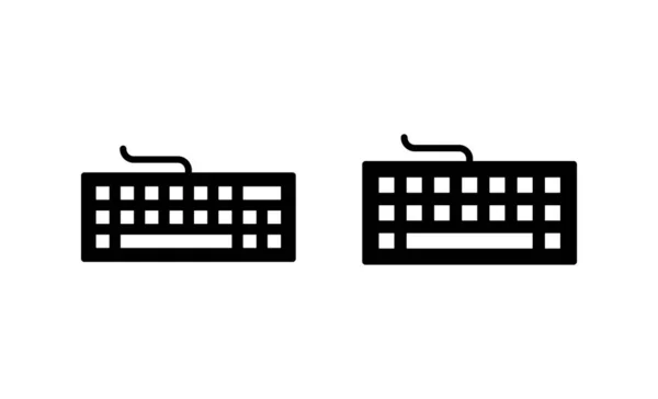 Keyboard Icon Vector Keyboard Sign Symbol — Stock Vector