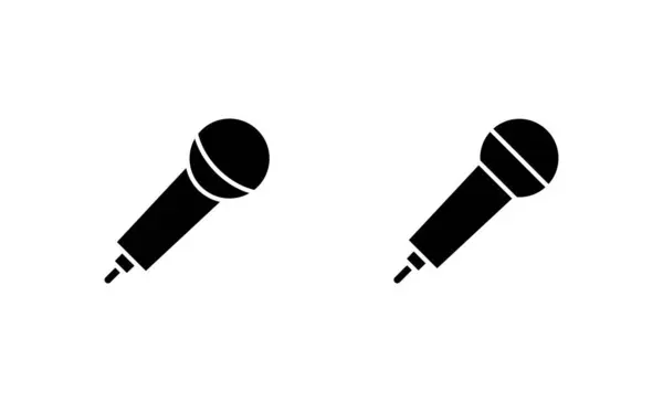 Wektor Mikrofonu Znak Symbol Karaoke — Wektor stockowy