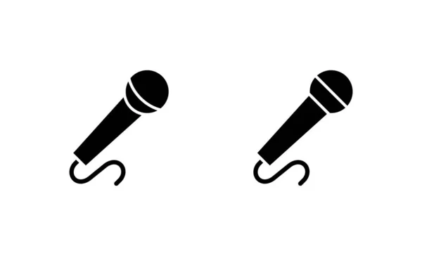 Wektor Mikrofonu Znak Symbol Karaoke — Wektor stockowy