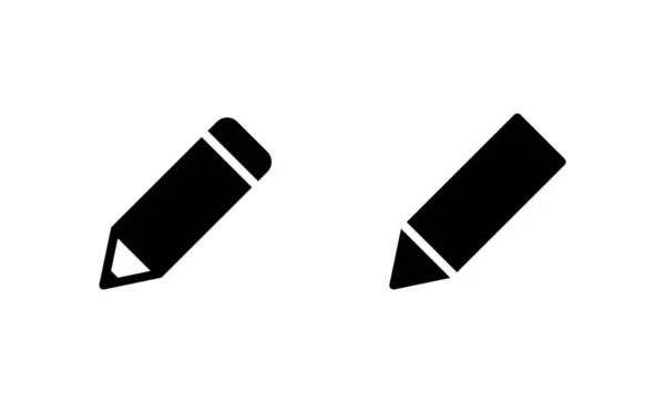 Pencil Icon Vector Pen Sign Symbol Edit Icon Vector — Stock Vector