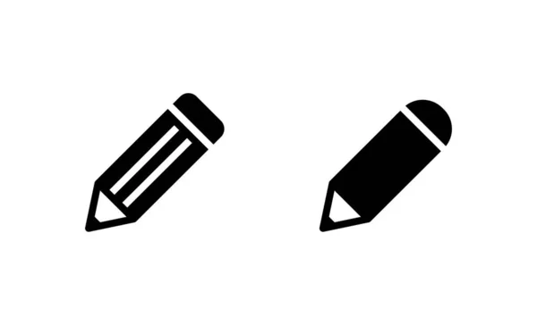 Kalem Simgesi Vektörü Kalem Işareti Sembol Simge Vektörünü Düzenle — Stok Vektör
