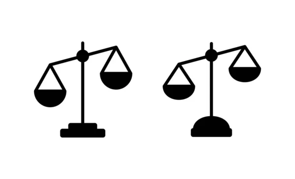 Κλίμακα Διάνυσμα Εικονίδιο Εικονίδιο Κλίμακας Νόμου Σήμα Και Σύμβολο Δικαιοσύνης — Διανυσματικό Αρχείο