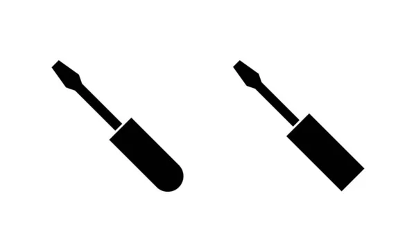 Icono Del Destornillador Vector Tools Signo Símbolo — Archivo Imágenes Vectoriales