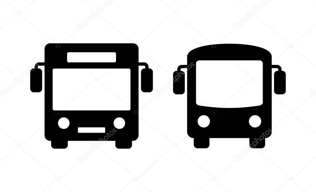 Bus icon vector. bus sign and symbol