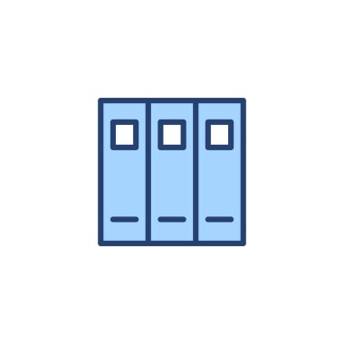 Kütüphane simgesi vektörü. eğitim işareti ve sembol