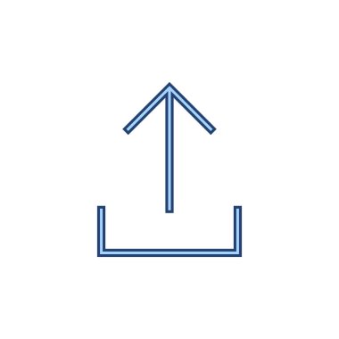 Simge vektörünü yükle. veri işareti ve sembolü yükle