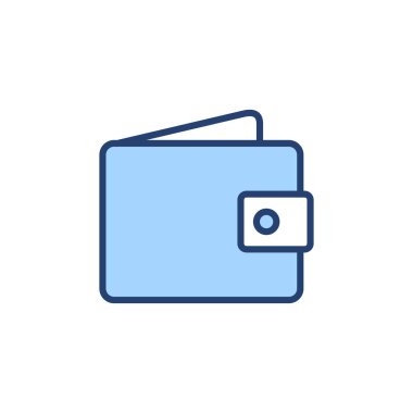 Cüzdan simgesi vektörü. cüzdan işareti ve sembol