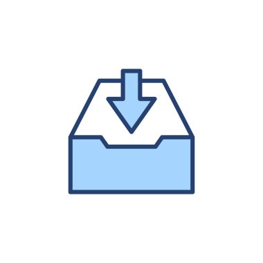 Dizin simgesi vektörünü arşivle. Belge vektör simgesi. Depolama simgesini arşivle.