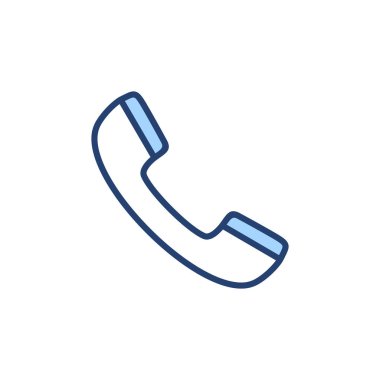 Simge vektörünü ara. Telefon işareti ve sembol. Telefon ikonu. Bizimle irtibata geç 