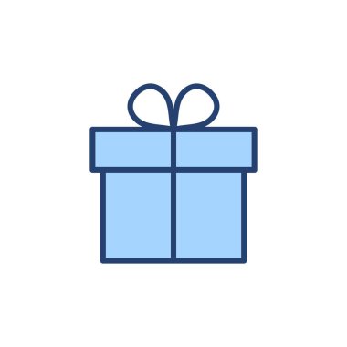 Hediye ikonu vektörü. Hediye işareti ve sembol. doğum günü hediyesi