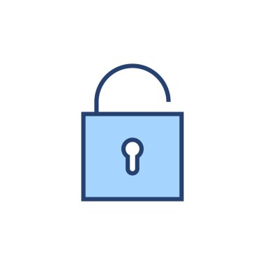 Simge vektörünü aç. İşaret ve sembolün kilidini aç. Kilitlenmemiş asma kilit simgesi