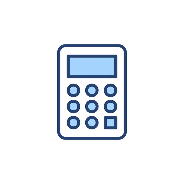 Calculadora Vector Icono Calculadora Contable Signo Símbolo — Vector de stock