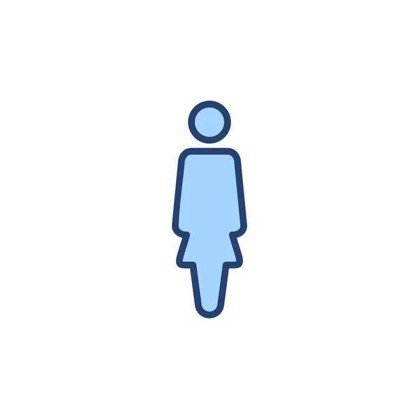 Female Icon Vector Woman Sign Symbol — Stock Vector