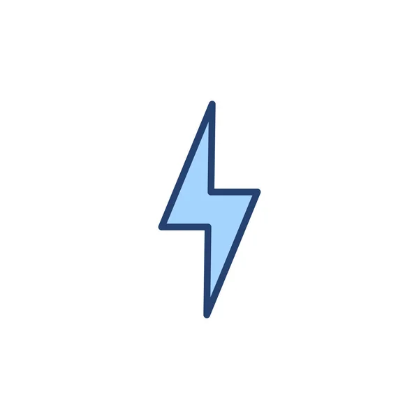 Вектор Значка Молнии Электрический Знак Символ Значок Силы Энергетический Знак — стоковый вектор