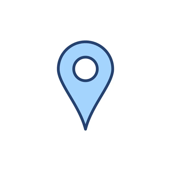 Pin Icon Vector Location Sign Symbol Destination Icon Map Pin — Stock Vector
