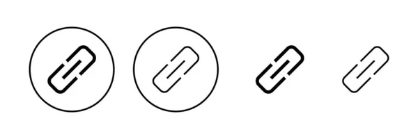 Link Icon Vektor Hyperlink Kettenzeichen Und Symbol — Stockvektor