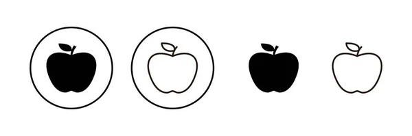 Icono Apple Vector Signo Apple Símbolos Para Diseño Web — Archivo Imágenes Vectoriales