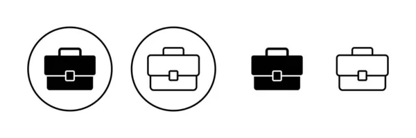 Διανυσματική Απεικόνιση Εικονιδίου Υπογραφή Και Σύμβολο Βαλίτσας Σύμβολο Αποσκευών — Διανυσματικό Αρχείο