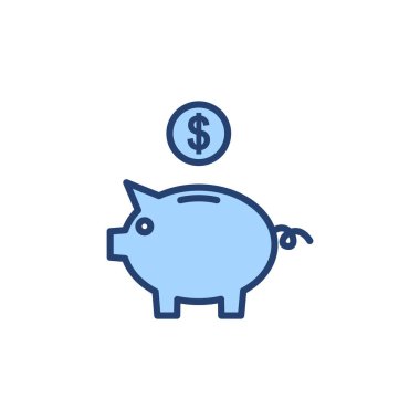 Banka simgesi vektörü. Banka işareti ve sembol, müze, üniversite