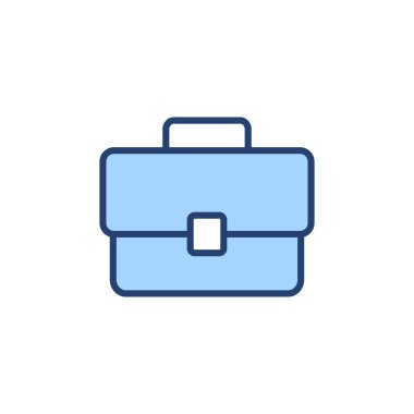 Evrak çantası ikon vektörü. Bavul işareti ve sembol. bagaj sembolü.