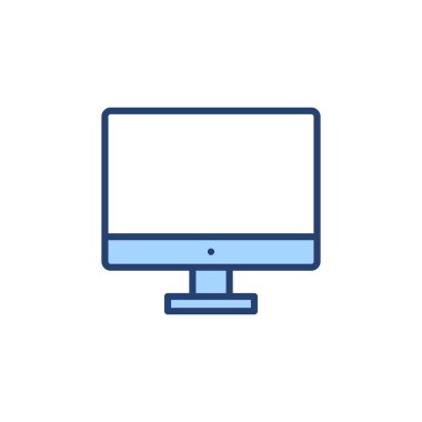 Bilgisayar simgesi vektörü. bilgisayar izleme işareti ve simgesi