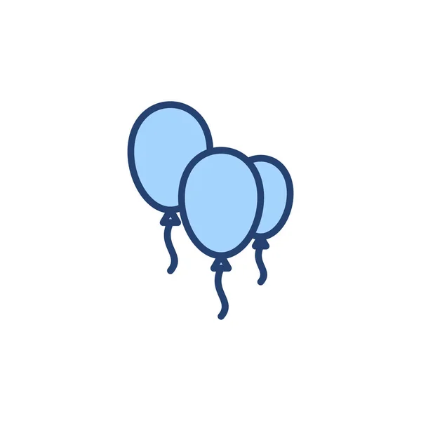 Ballon Icon Vektor Luftballonschild Und Symbol Der Partei — Stockvektor
