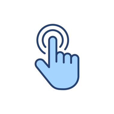 El imleç simgesi vektörü. İmleç işareti ve sembol. el imleç simgesi clik