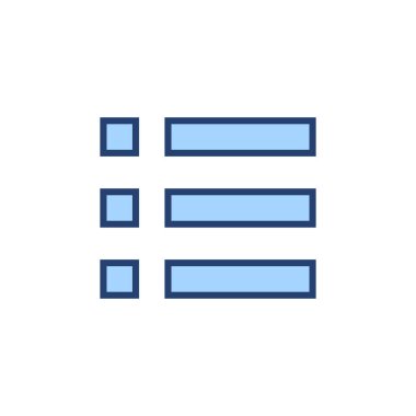 Menü simgesi vektörü. Web menü işareti ve sembol. Hamburger menüsü sembolü