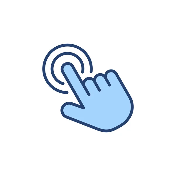 Handklick Icon Vektor Zeiger Und Symbol Hand Cursor Symbol — Stockvektor