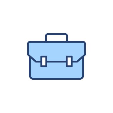 Evrak çantası ikon vektörü. Bavul işareti ve sembol. bagaj sembolü.