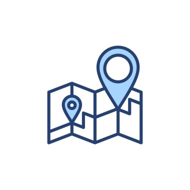 Haritalar ve simge vektörü. konum işareti ve sembol. coğrafi konum, imleç simgesi.