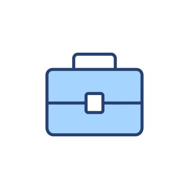 Evrak çantası ikon vektörü. Bavul işareti ve sembol. bagaj sembolü.