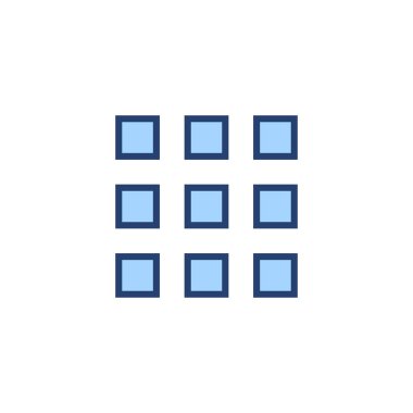 Menü simgesi vektörü. Web menü işareti ve sembol. Hamburger menüsü sembolü