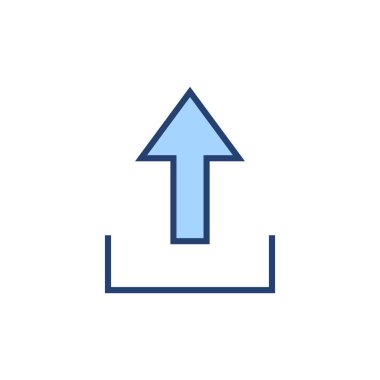 Simge vektörünü yükle. veri işareti ve sembolü yükle