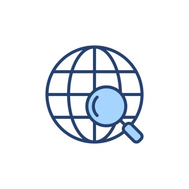 Web simgesi vektörü. Web tabelalarına ve sembollere git. Web tıklama simgesi. Genel arama simgesi