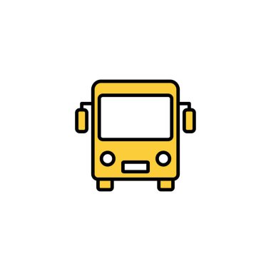 Bus icon vector for web and mobile app. bus sign and symbol. transport symbol