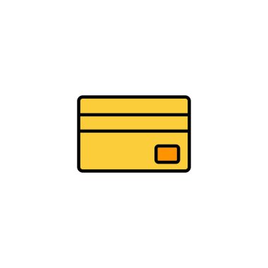 Credit card icon vector for web and mobile app. Credit card payment sign and symbol