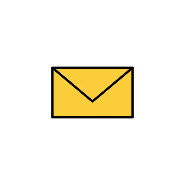 Vetor Ícone Correio Para Web Aplicativo Móvel Mail Sinal Símbolo —  Vetores de Stock