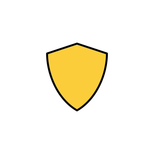 Вектор Значка Щита Веб Мобільного Додатку Піктограма Захисту Знак Безпеки — стоковий вектор