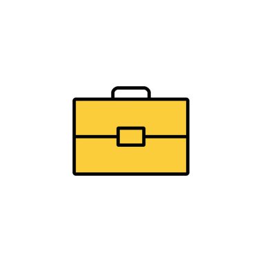 Briefcase icon vector for web and mobile app. suitcase sign and symbol. luggage symbol.