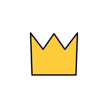 Crown icon vector for web and mobile app. crown sign and symbol